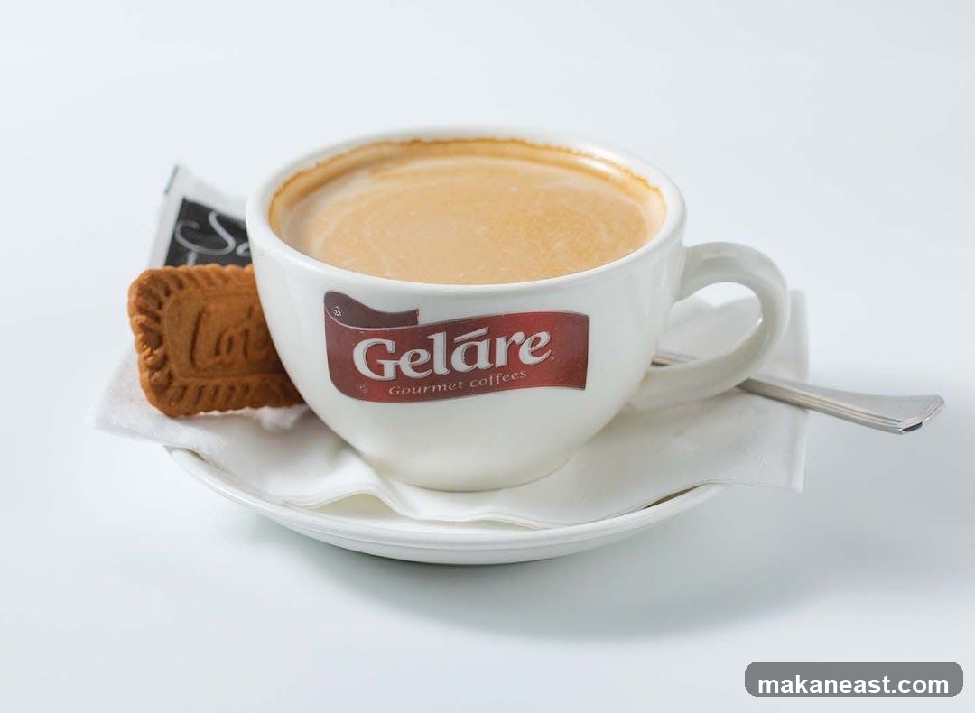 Coffee with a biscuit