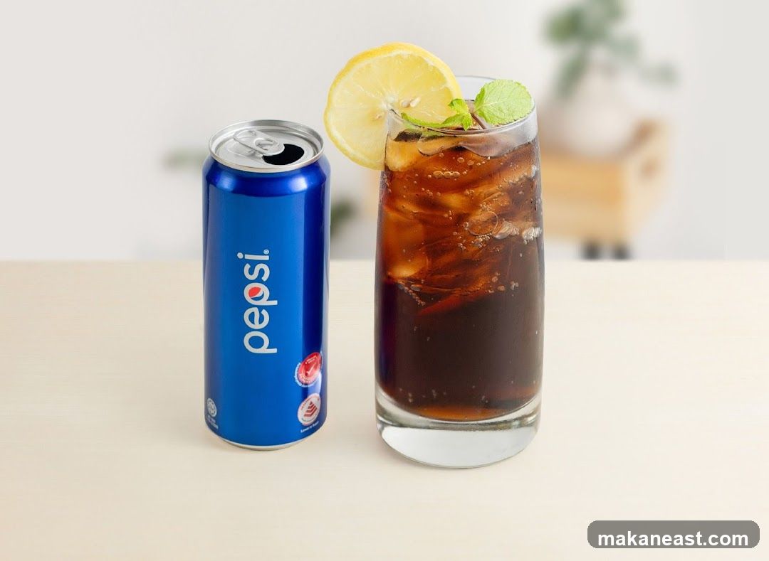 Pepsi Can and Drink