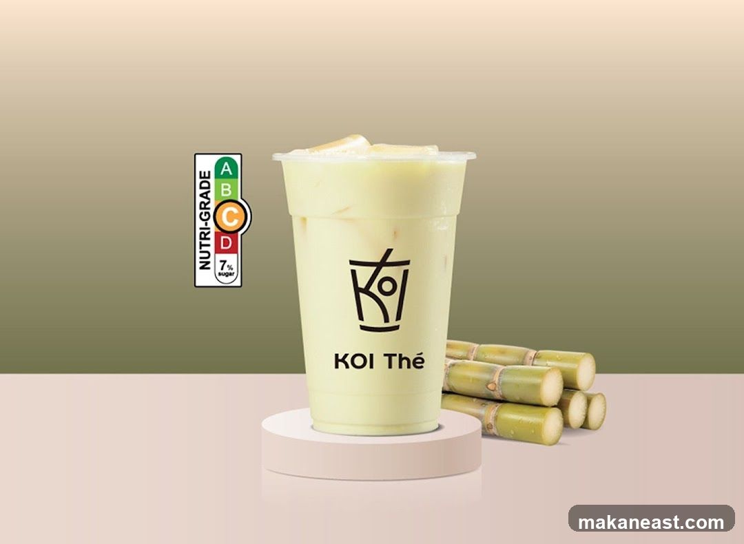 KOI Thé Drink with Sugarcane