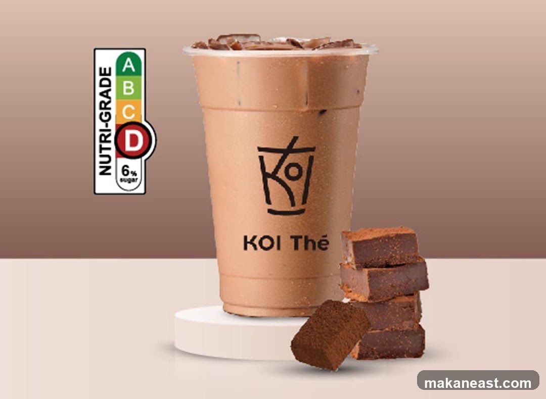 Chocolate Drink with Brownies