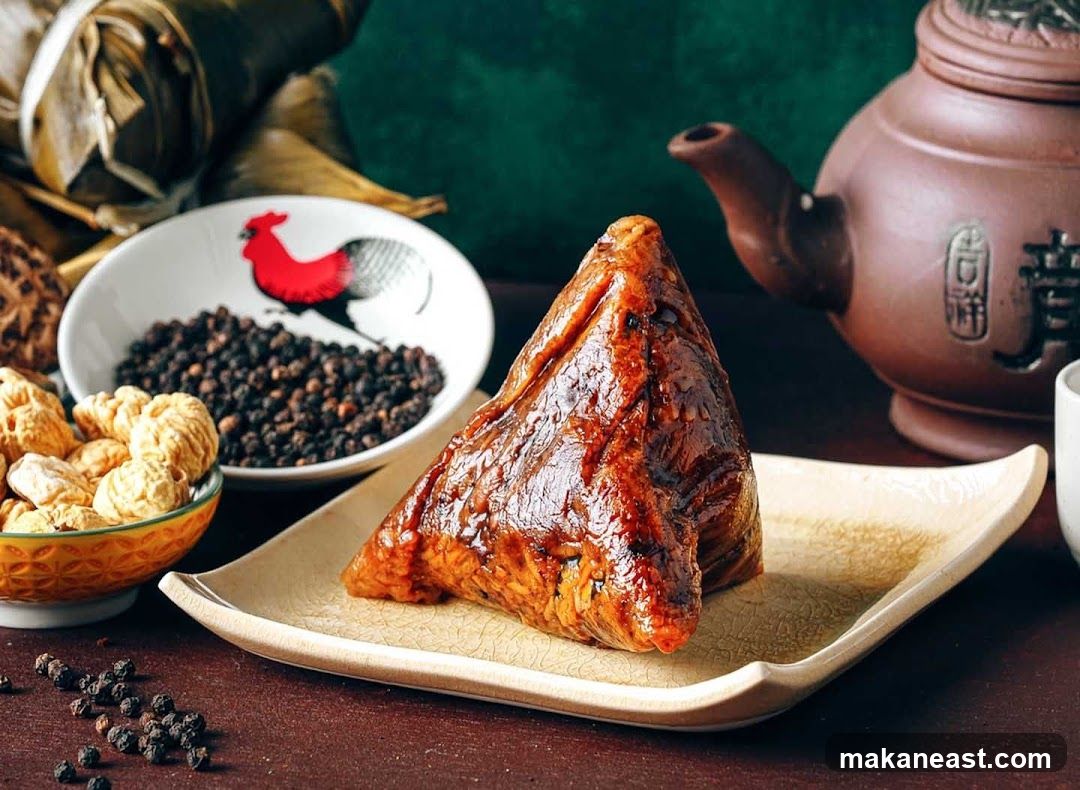 Zongzi with Ingredients