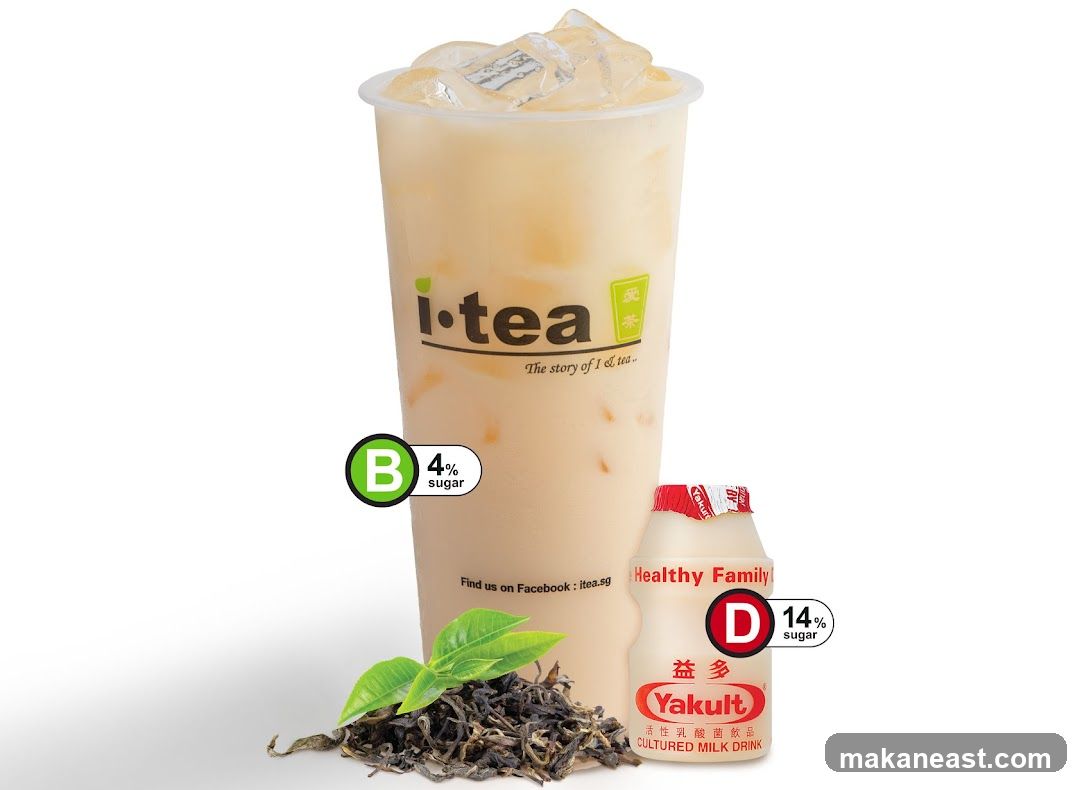 I-tea Milk Drink with Yakult