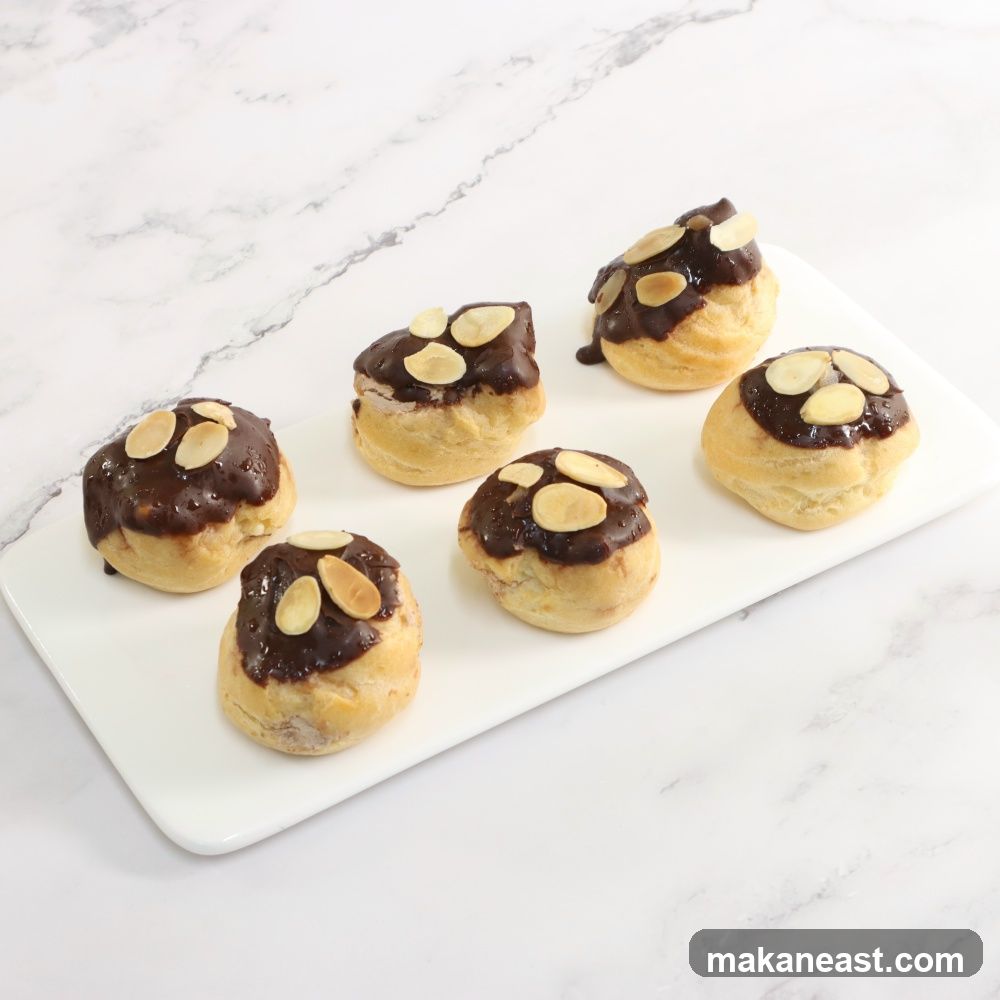Chocolate Cream Puffs
