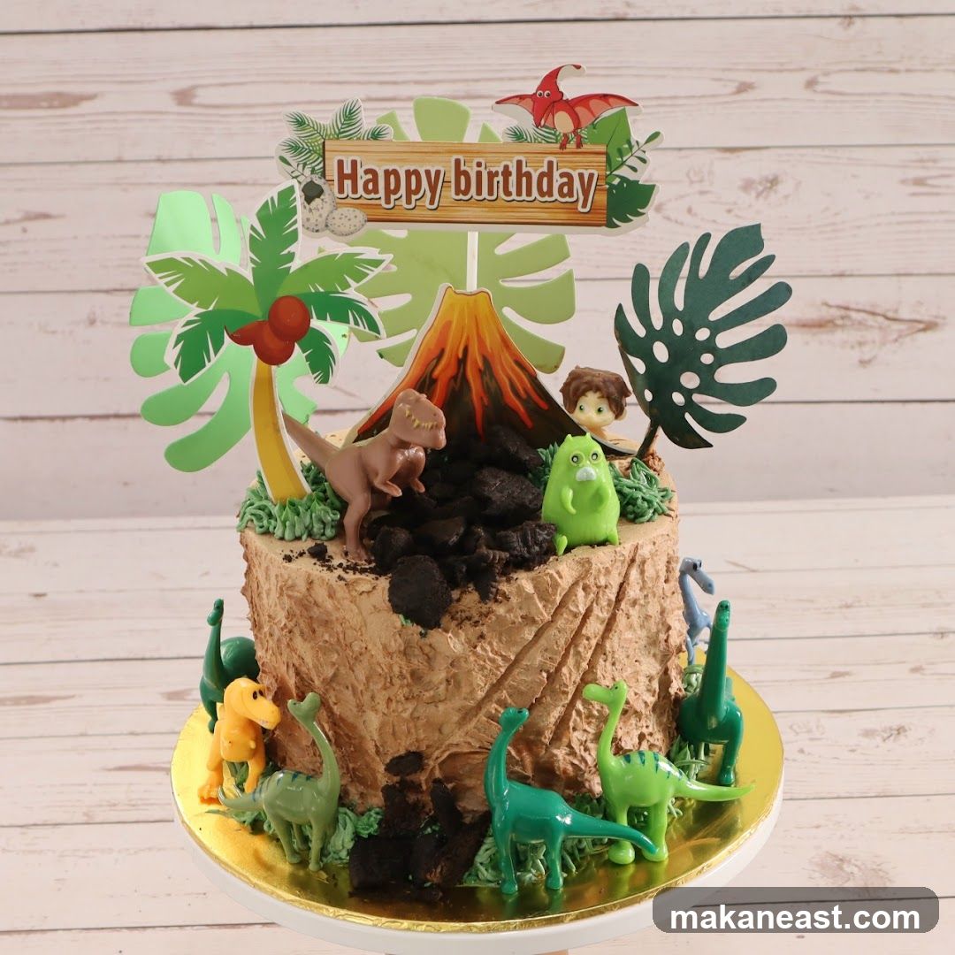 Dinosaur Birthday Cake