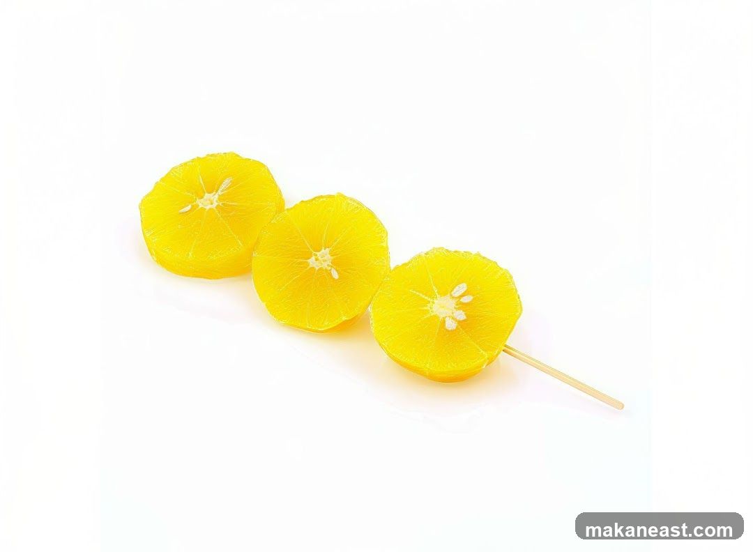 Apple Slices on a Stick