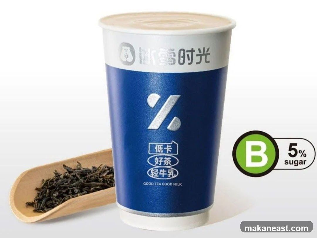 Beverage Cup with Tea Leaves