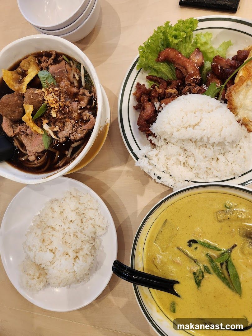 Thai Food Spread