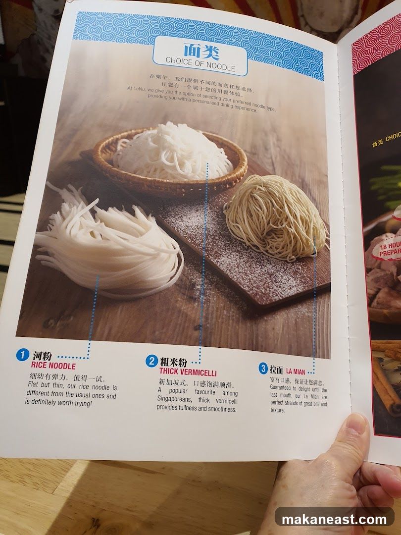 CHOICE OF NOODLE