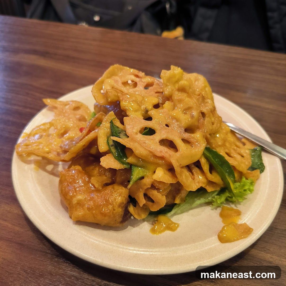Crispy Lotus Root Dish