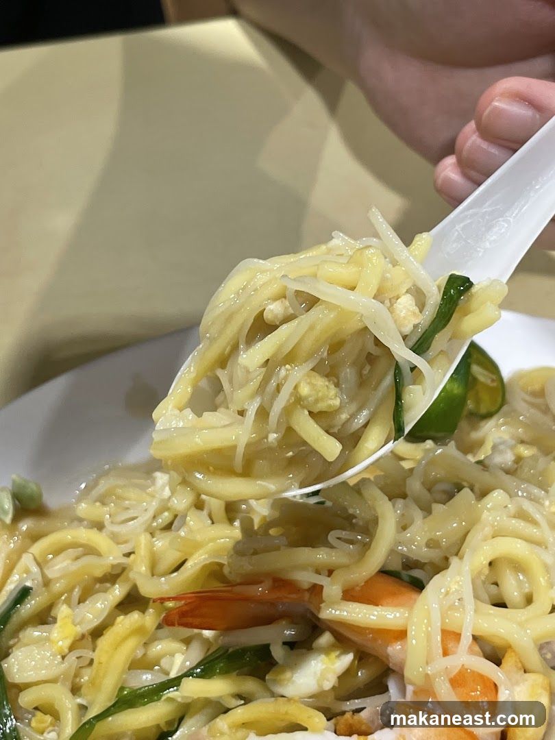Close-up of Hokkien Mee