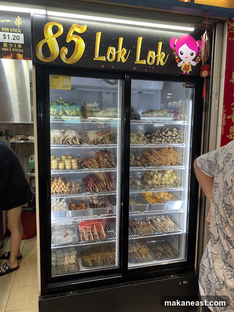Lok Lok Skewers Display