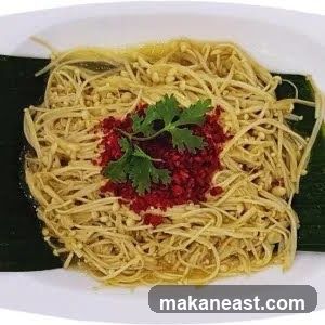 Enoki mushrooms with chili and cilantro