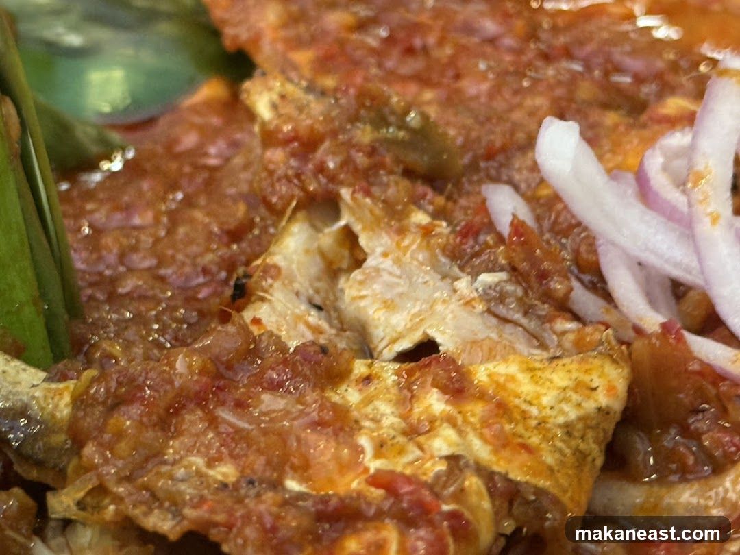 Fish with Sauce and Onions
