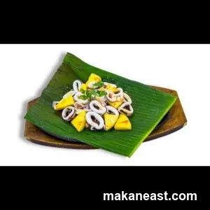 Squid and Pineapple Salad