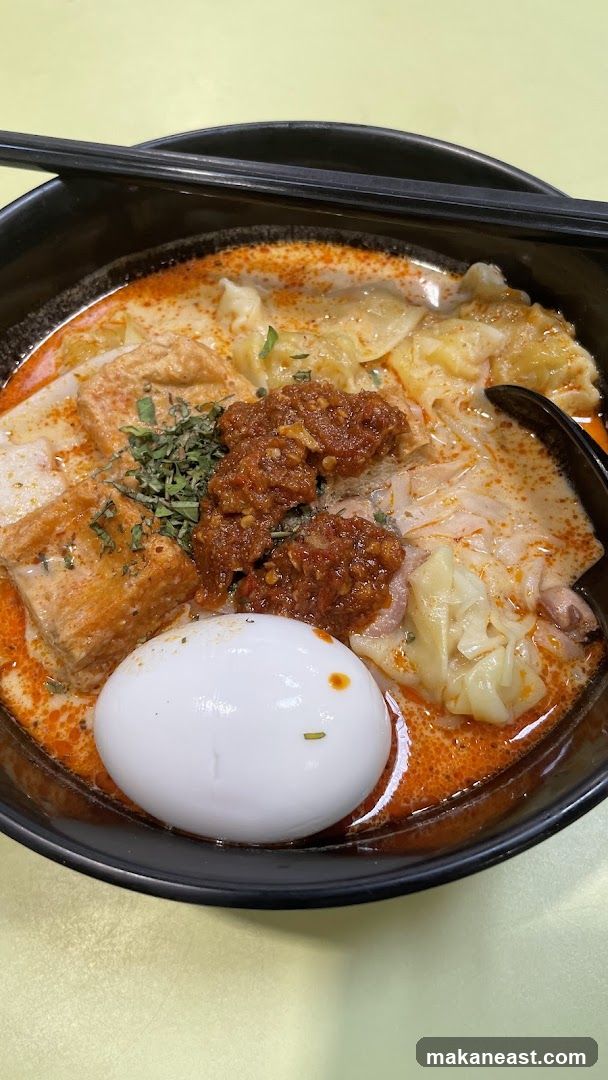 Laksa with Egg and Tofu