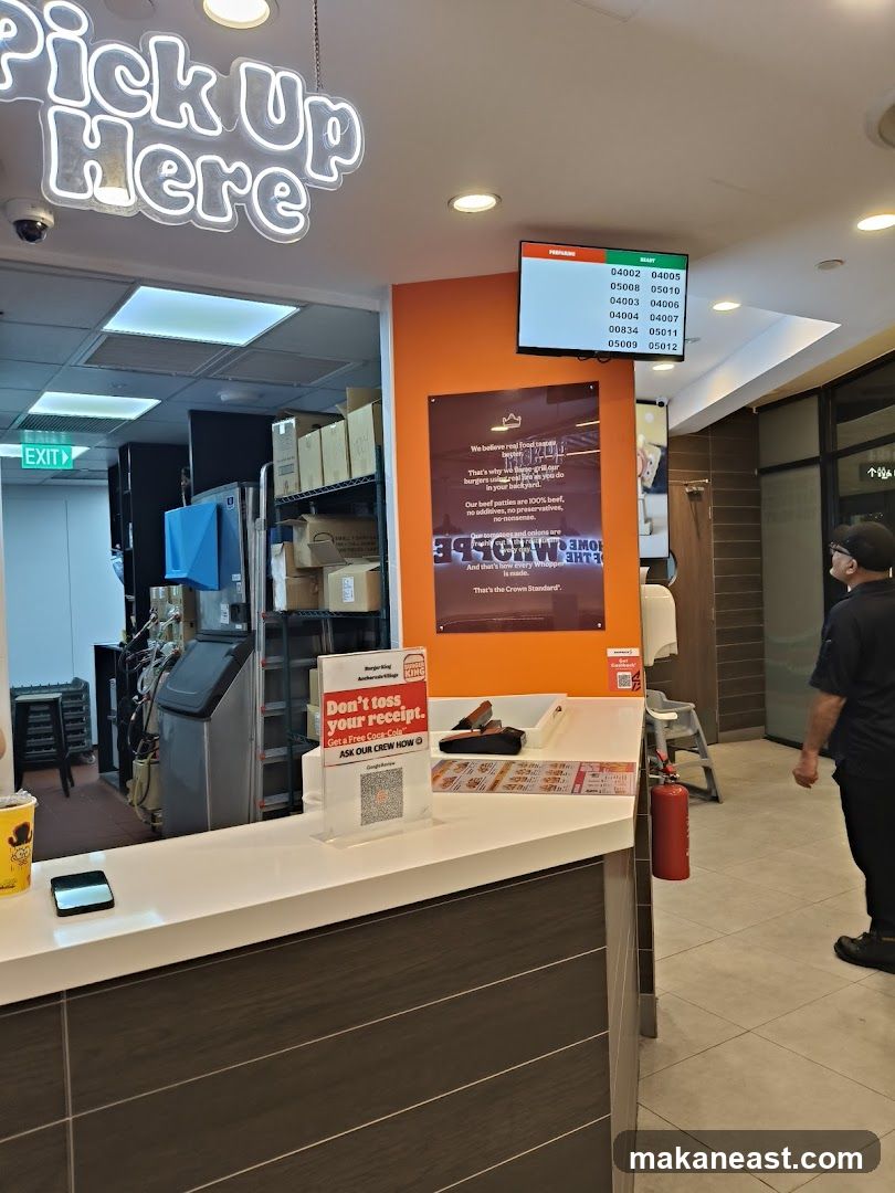 Burger King Pick Up Area