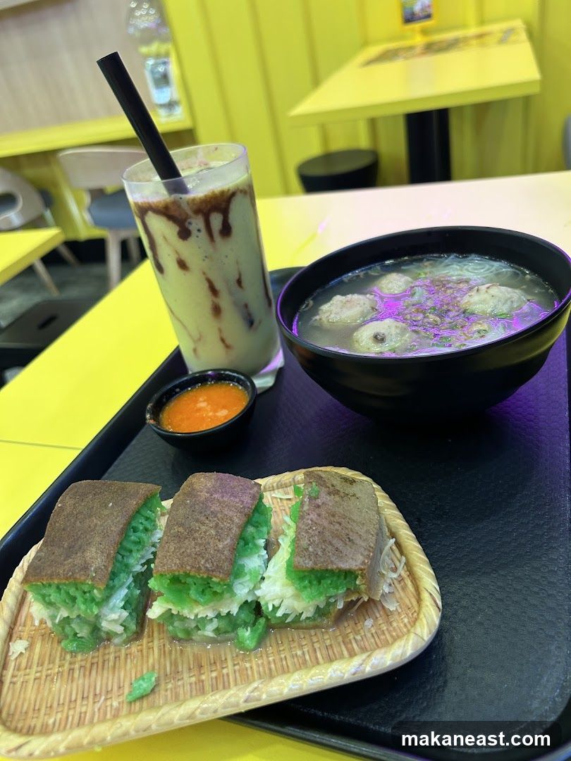 Food Tray with Drink and Soup
