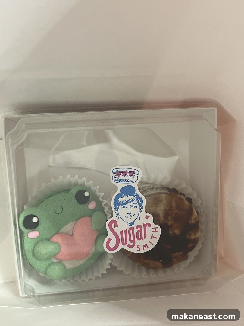 Two Macarons in a Box