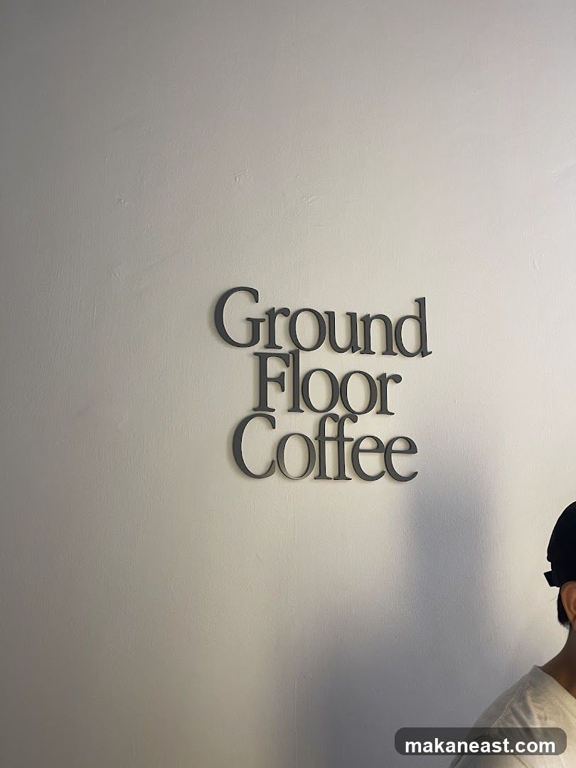 Ground Floor Coffee Sign