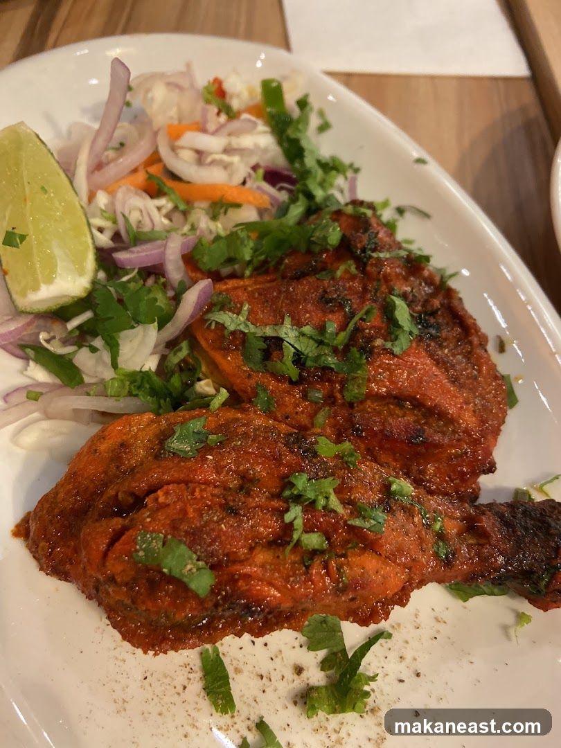 Tandoori Chicken with Salad