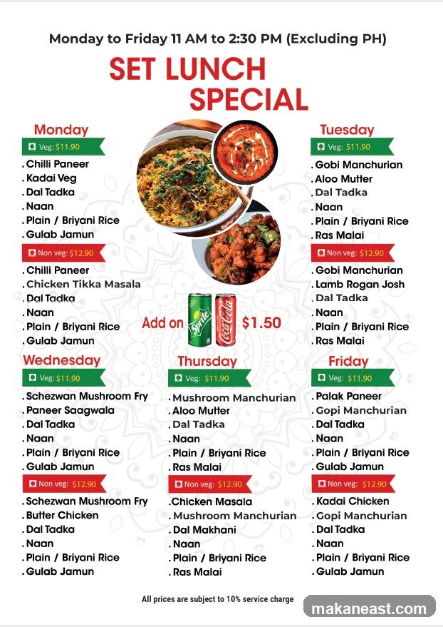 SET LUNCH SPECIAL