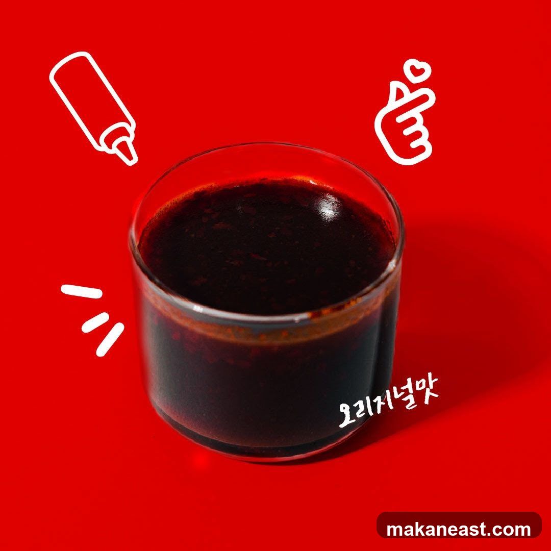 Sauce in a glass