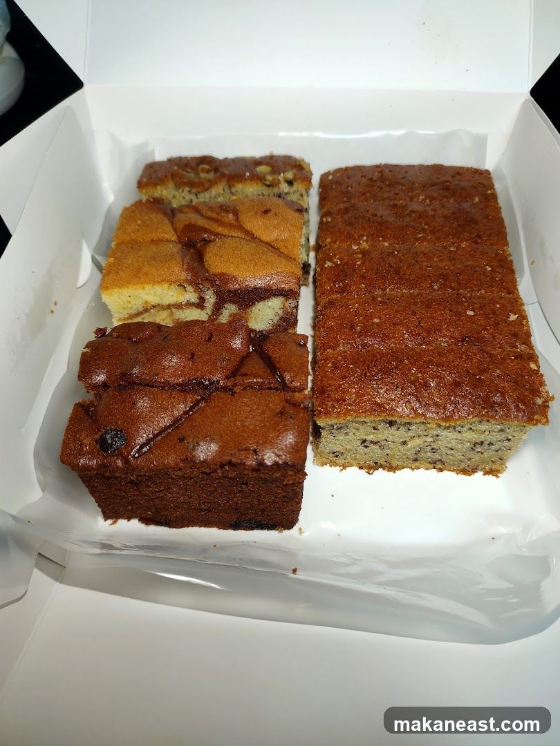 Assortment of Sliced Cakes
