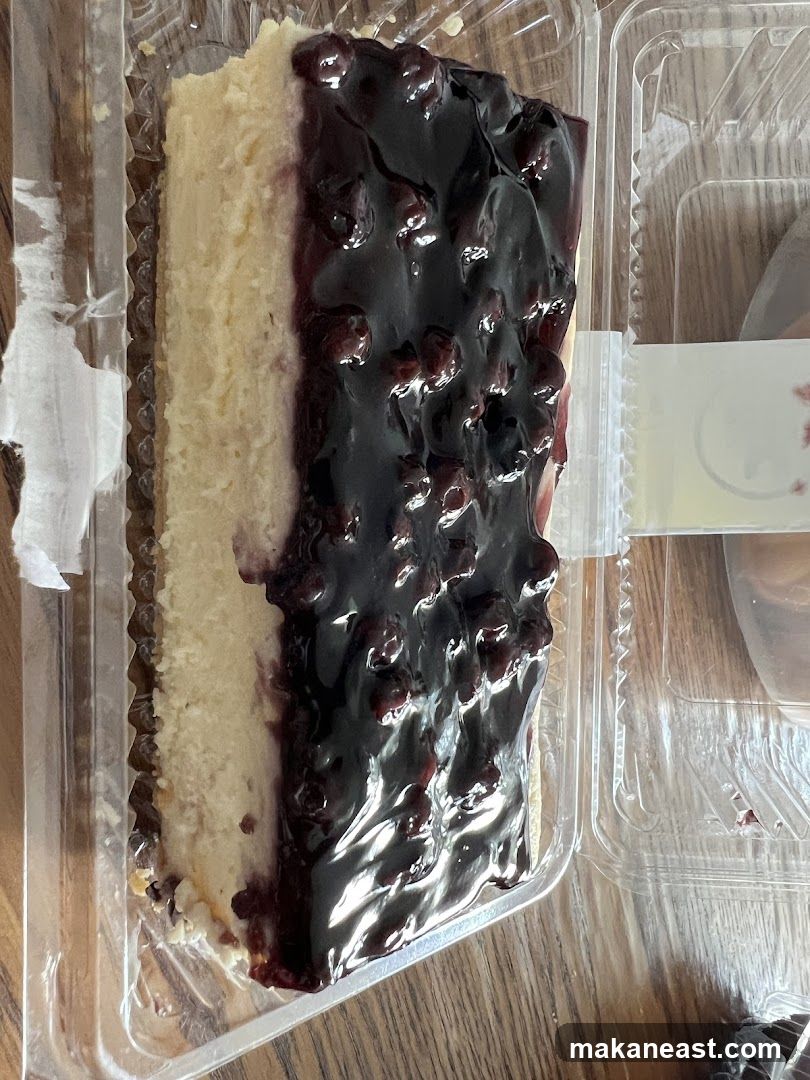 Blueberry Cheesecake Slice