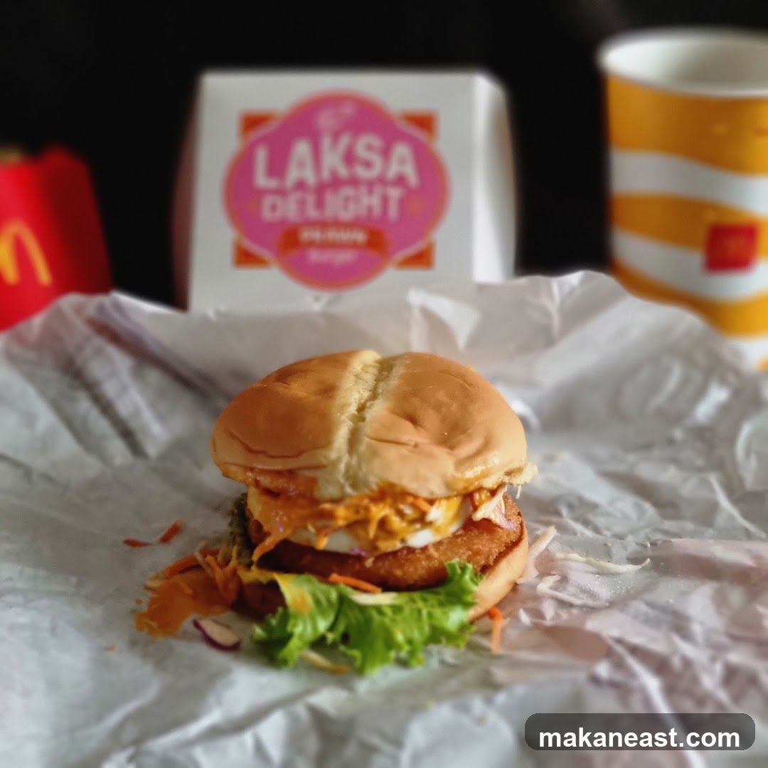 Laksa Delight Burger