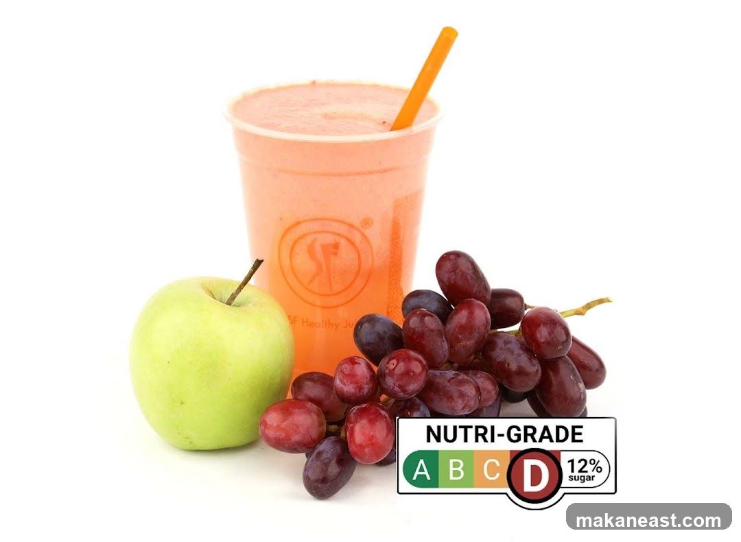 Tomato Juice with Nutri-Grade Label