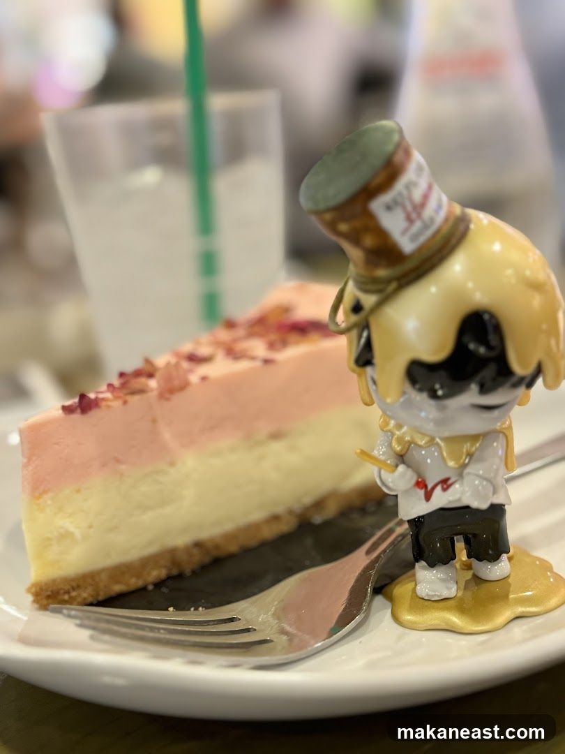 Cheesecake Slice with Figurine