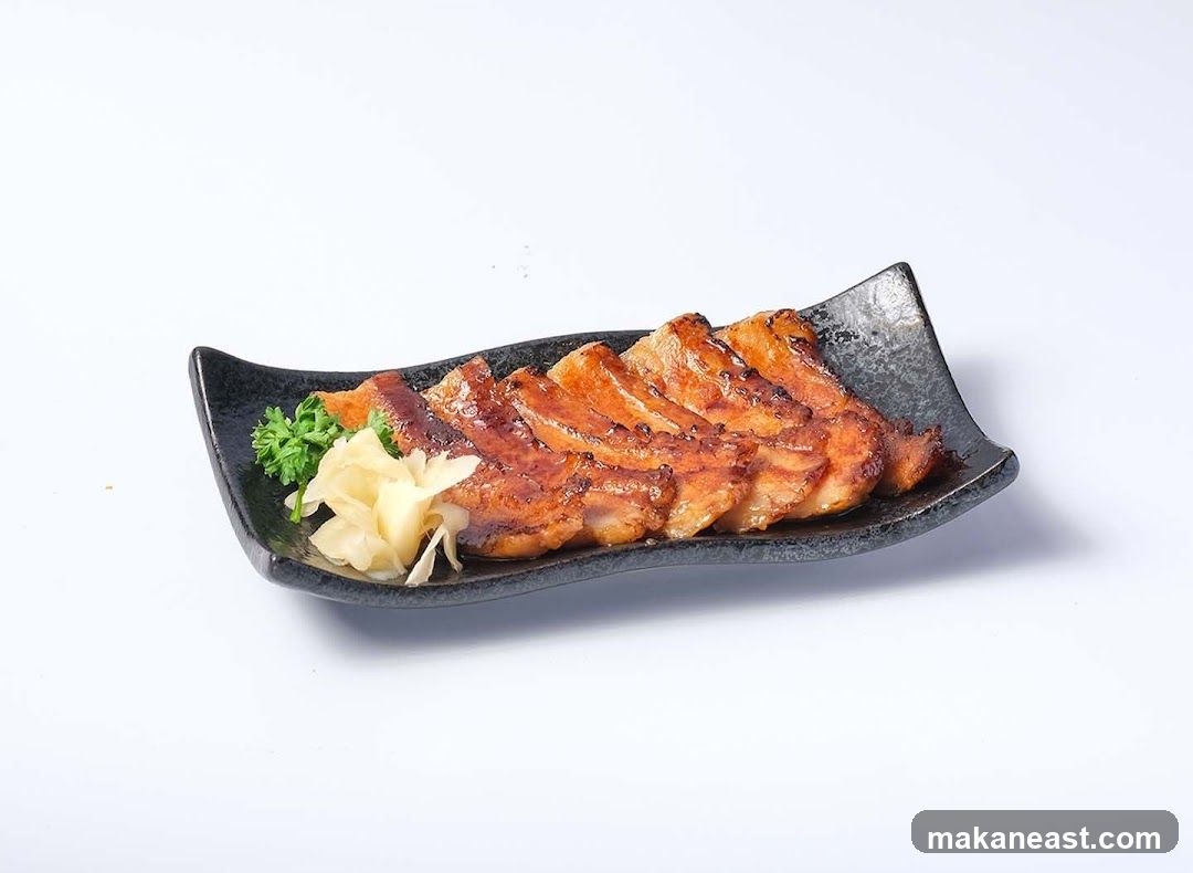 Grilled Pork Belly Slices