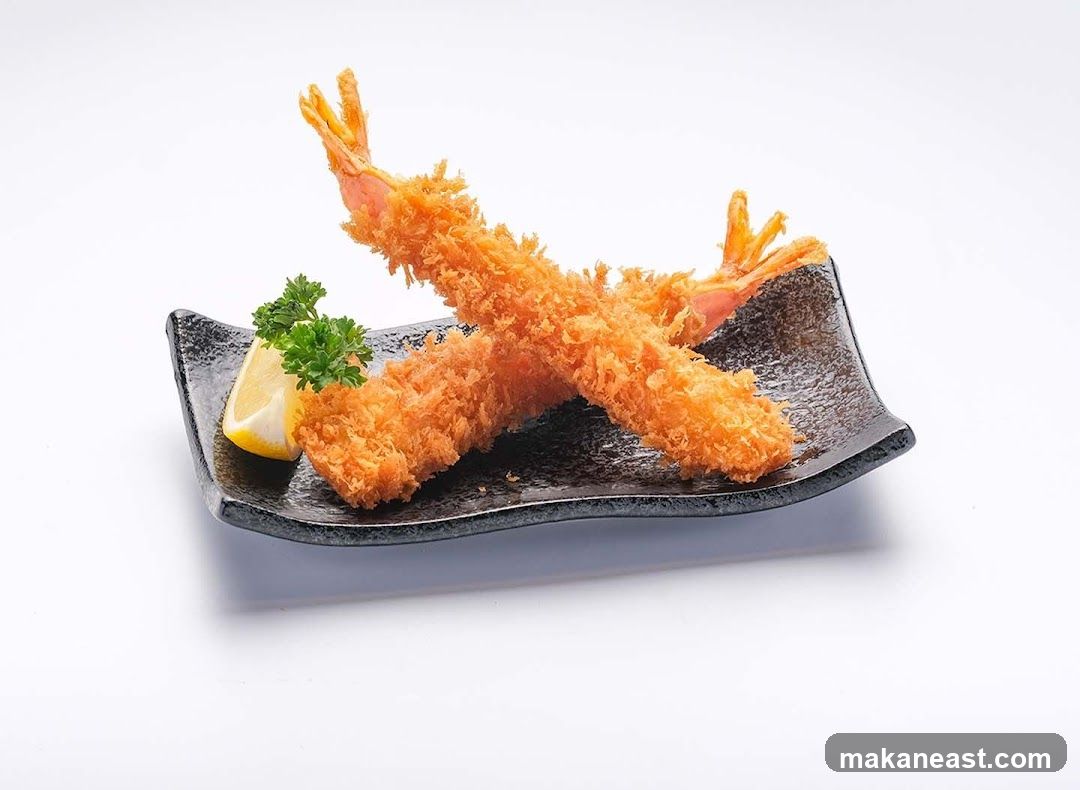 Fried Shrimp with Lemon