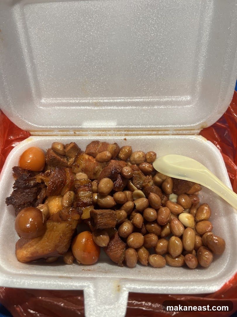Braised Pork Belly with Peanuts and Eggs