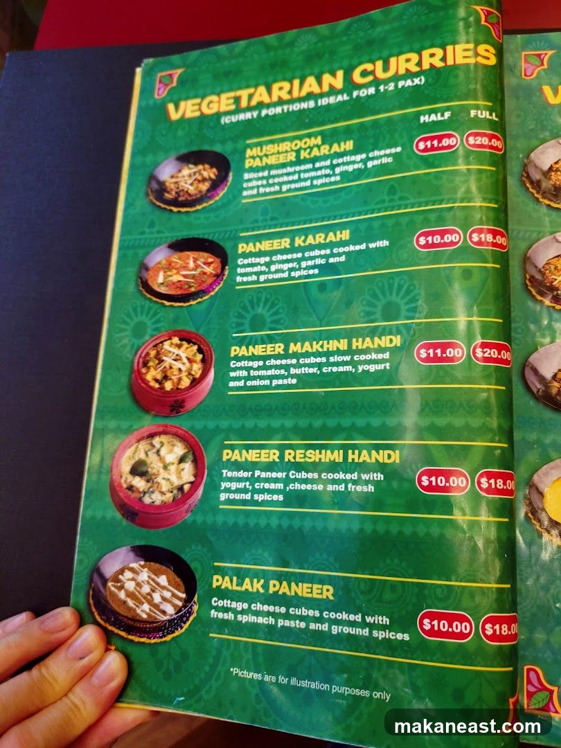VEGETARIAN CURRIES