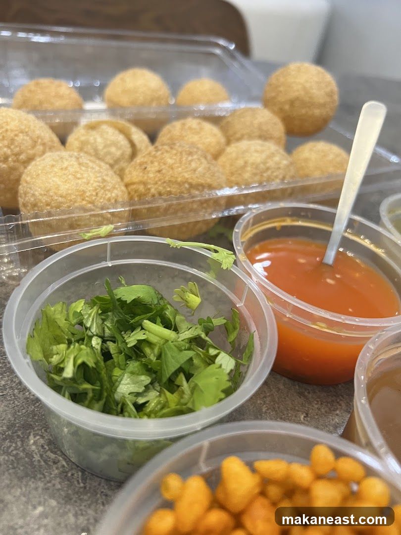 Pani Puri Platter