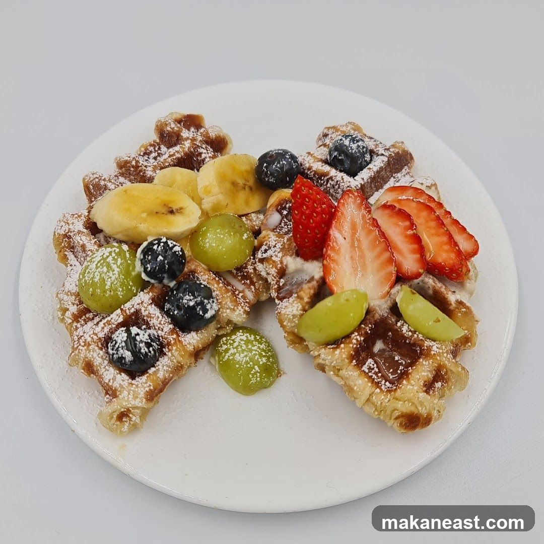 Waffles with Fruit