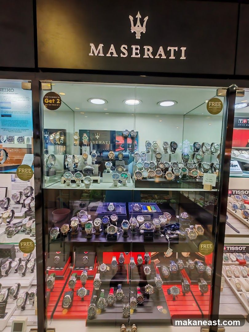 Maserati Watches Display