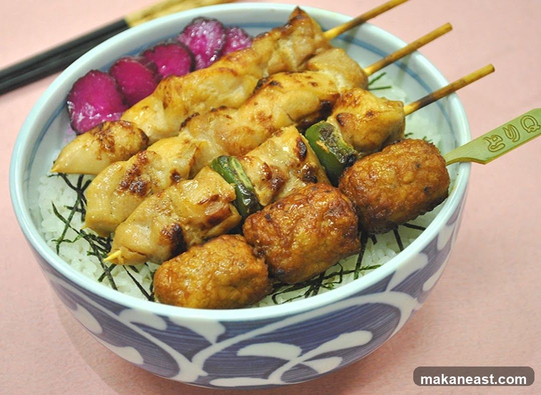 Chicken Skewers with Rice