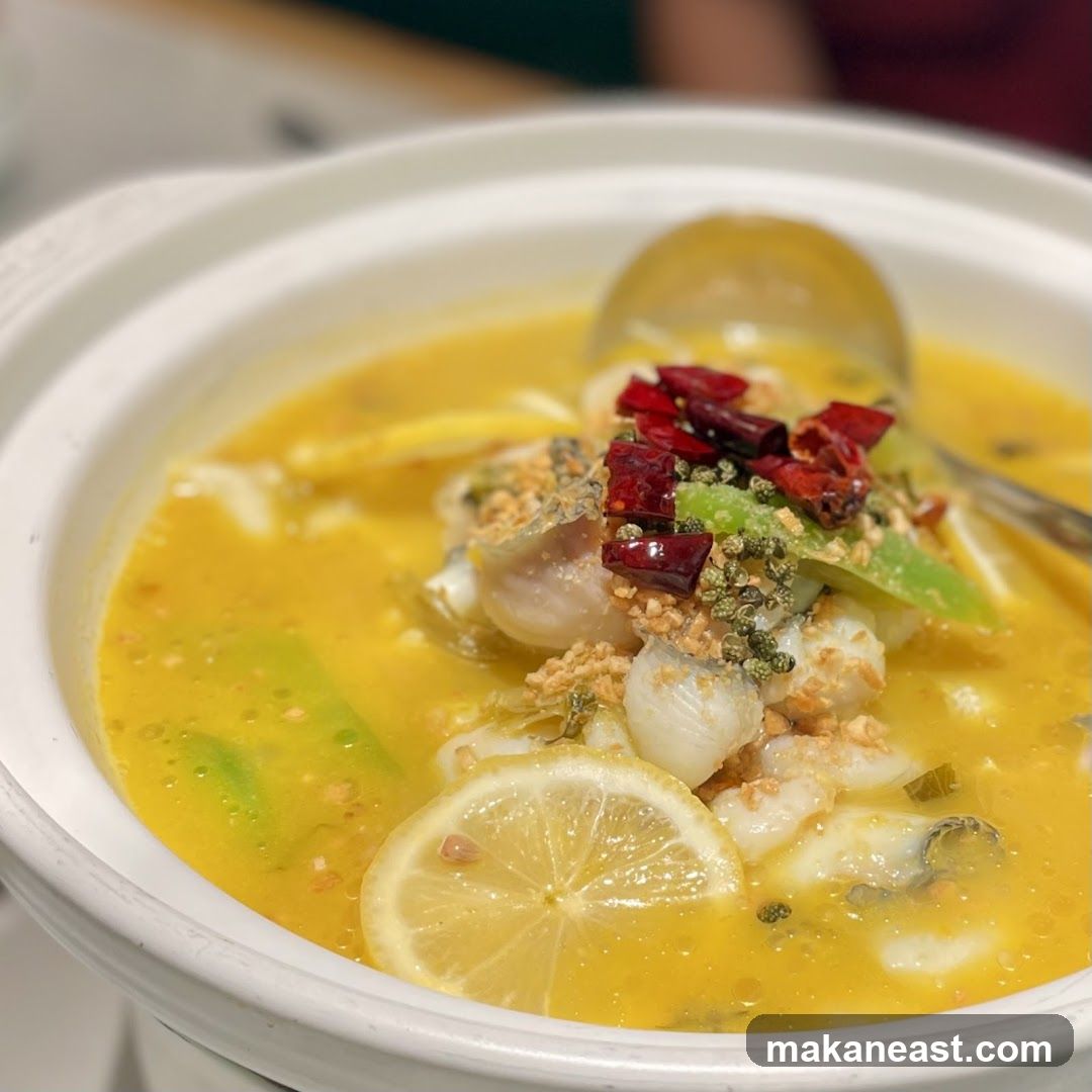 Fish Soup with Lemon and Chili