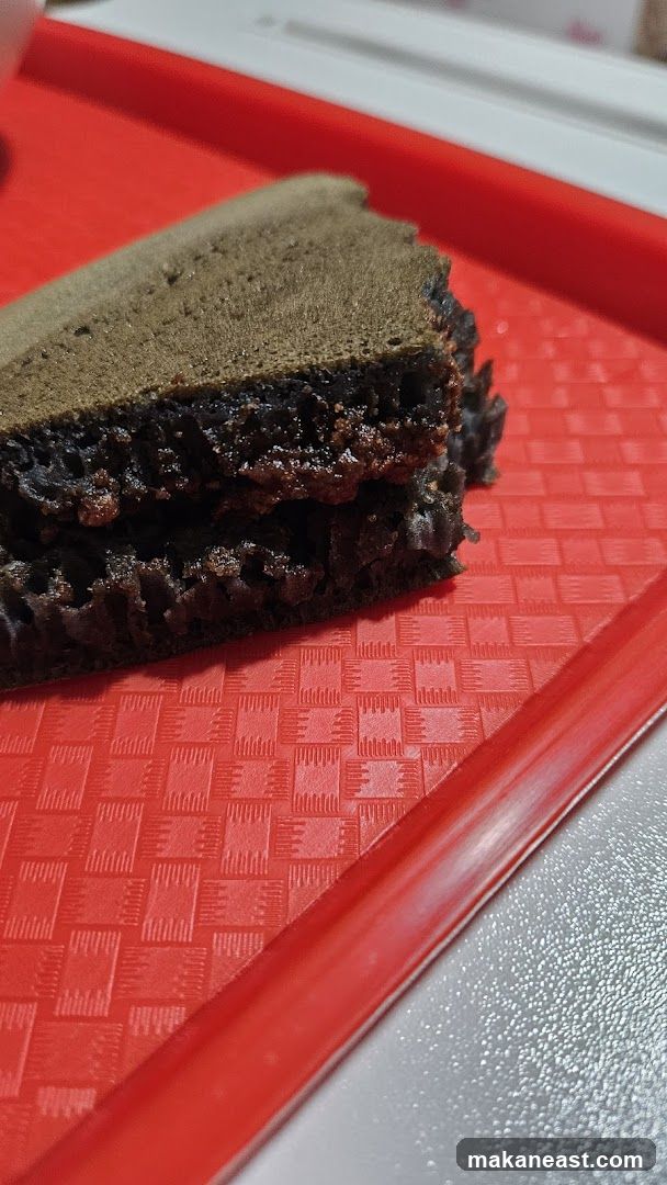 Dark Chocolate Cake Slice