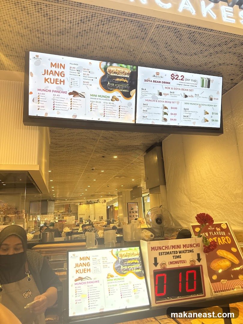 Munchi Pancakes Menu