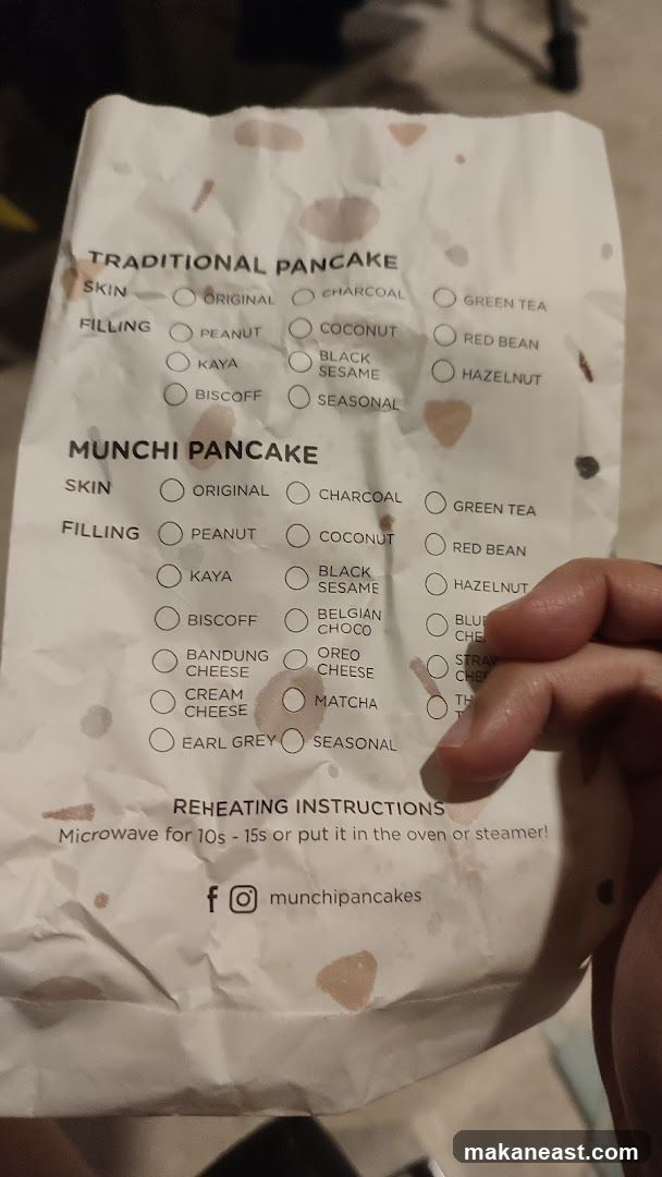 Pancake Order Form