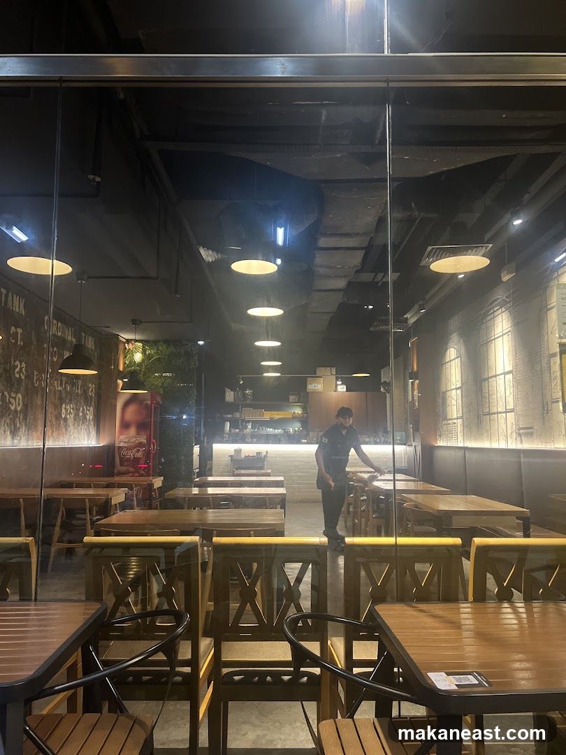 Restaurant Interior with Staff