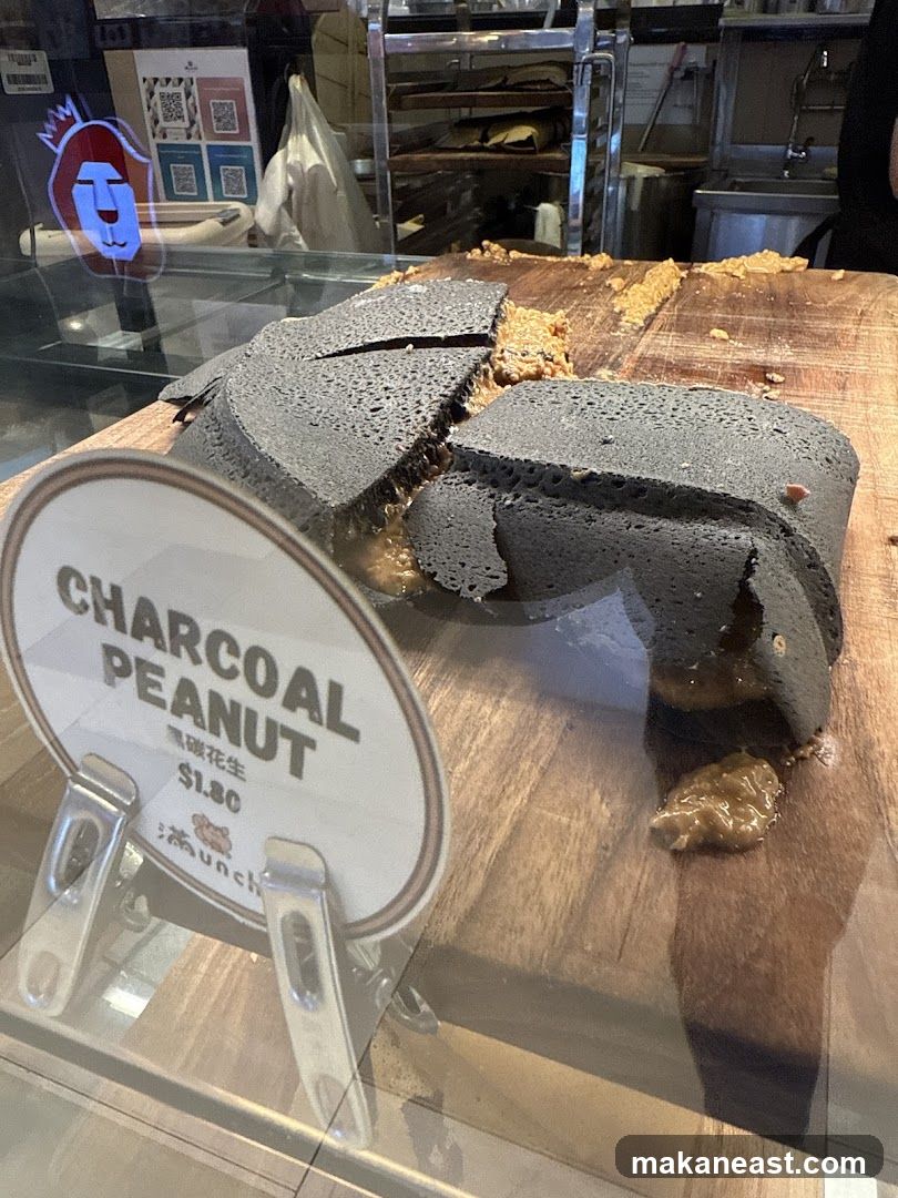 Charcoal Peanut Pancake