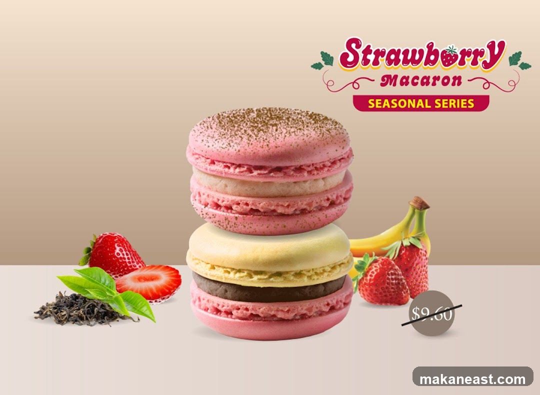 Strawberry Macaron Seasonal Series