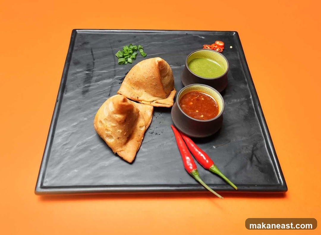 Samosas with Dips