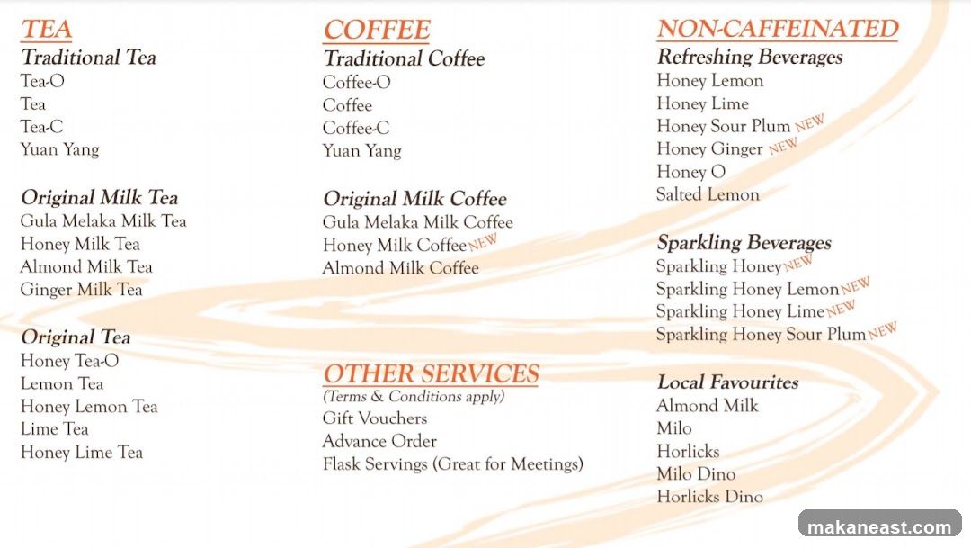 Beverage Menu