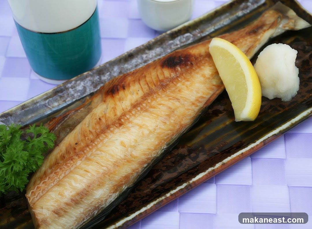 Grilled Fish with Lemon and Grated Radish