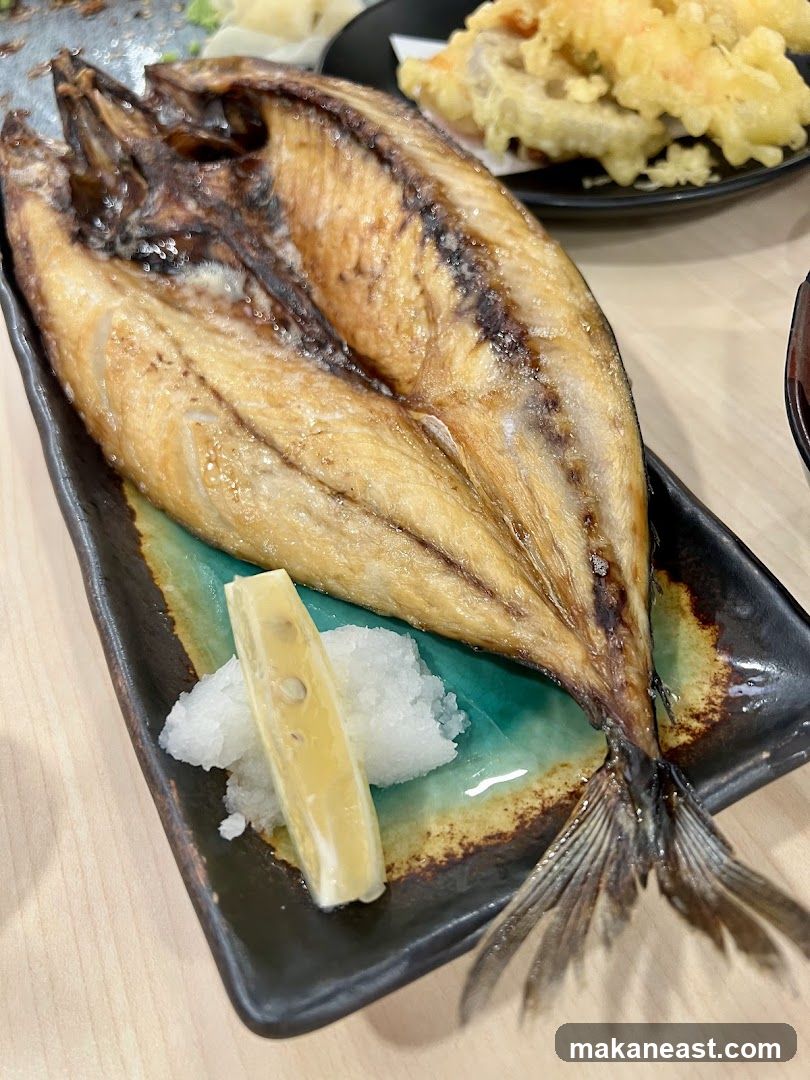 Grilled Fish with Grated Radish and Lemon